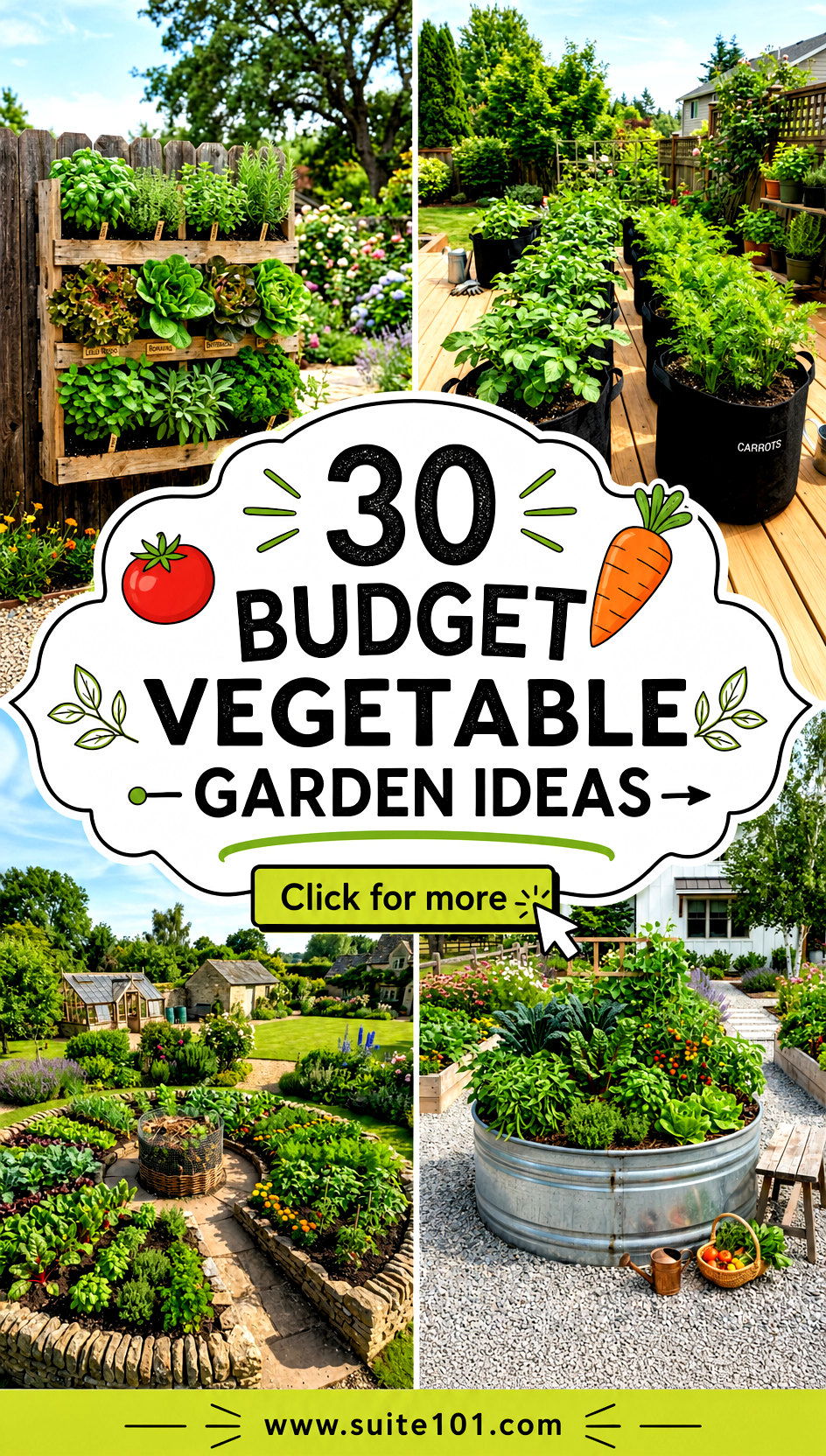 30 Budget Vegetable Garden Ideas for Fresh Harvests All Season - 30 Budget Vegetable Garden Ideas for Fresh Harvests All Season