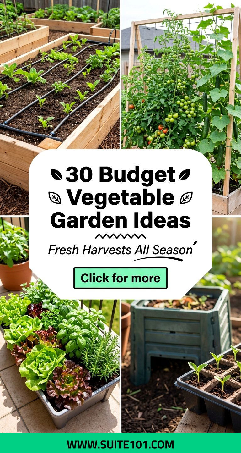 30 Budget Vegetable Garden Ideas for Fresh Harvests All Season - 30 Budget Vegetable Garden Ideas for Fresh Harvests All Season