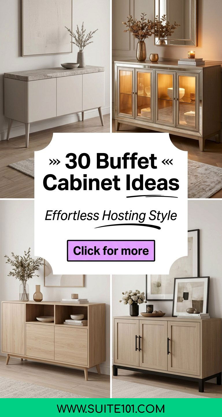 30 Buffet Cabinet Ideas for Dining Rooms That Feel Effortless - 30 Buffet Cabinet Ideas for Dining Rooms That Feel Effortless