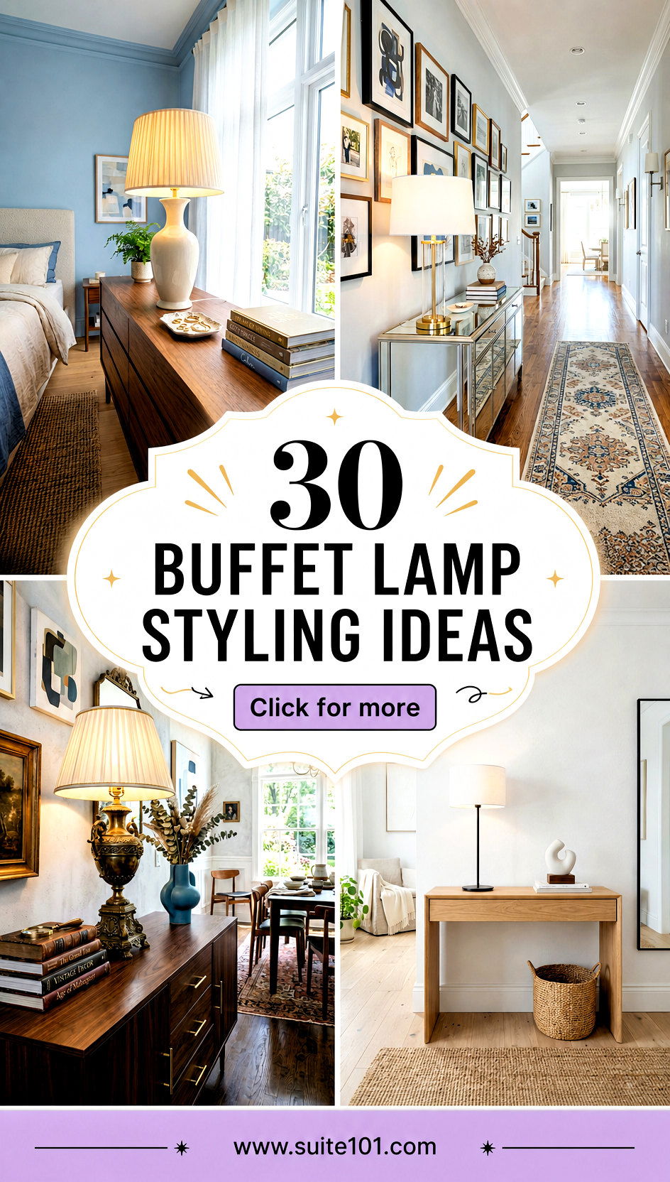 30 Buffet Lamp Styling Ideas to Brighten Your Tablescape - 30 Buffet Lamp Styling Ideas to Brighten Your Tablescape