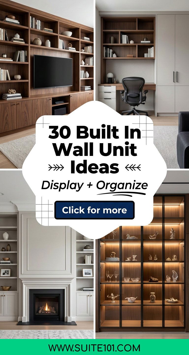 30 Built In Wall Unit Ideas for Maximum Storage and Display - 30 Built In Wall Unit Ideas for Maximum Storage and Display