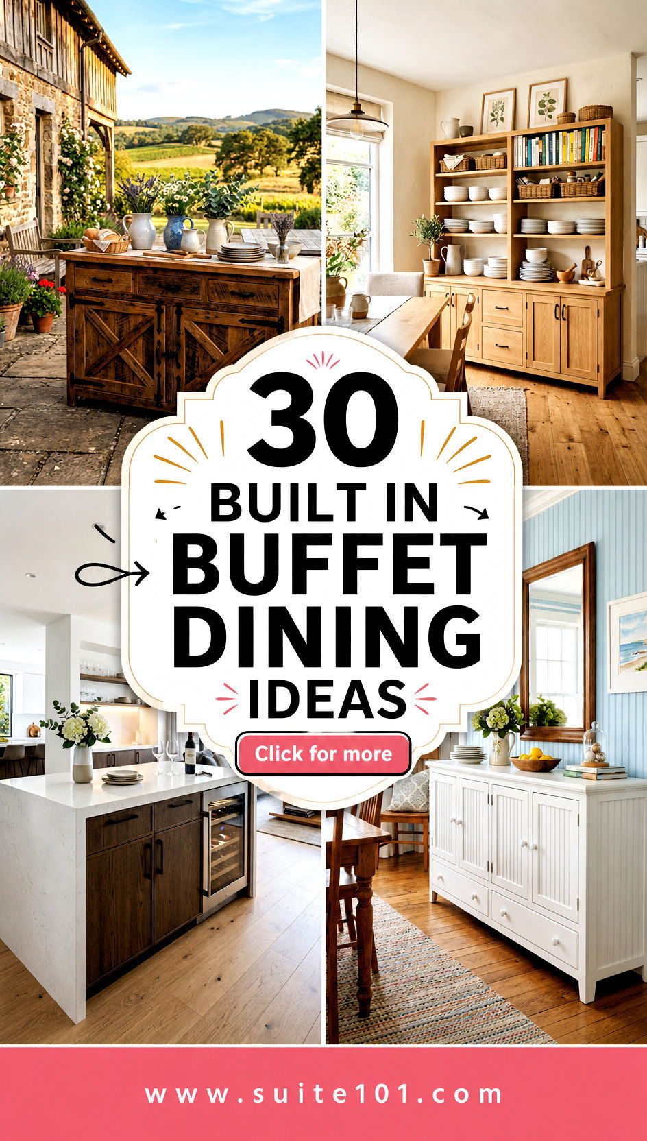 30 Built in Buffet Dining Ideas for Stylish Hosting and Storage - 30 Built in Buffet Dining Ideas for Stylish Hosting and Storage