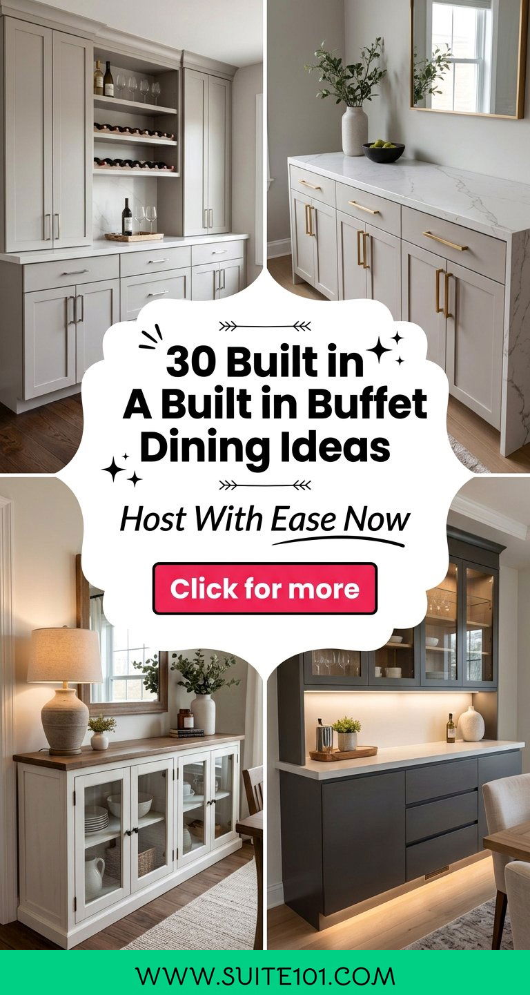 30 Built in Buffet Dining Ideas for Stylish Hosting and Storage - 30 Built in Buffet Dining Ideas for Stylish Hosting and Storage