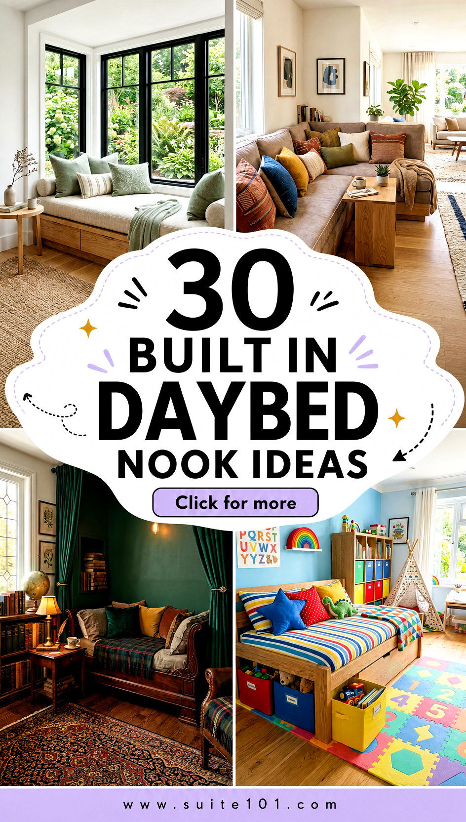 30 Built in Daybed Nook Ideas for Cozy Reading Corners at Home - 30 Built in Daybed Nook Ideas for Cozy Reading Corners at Home