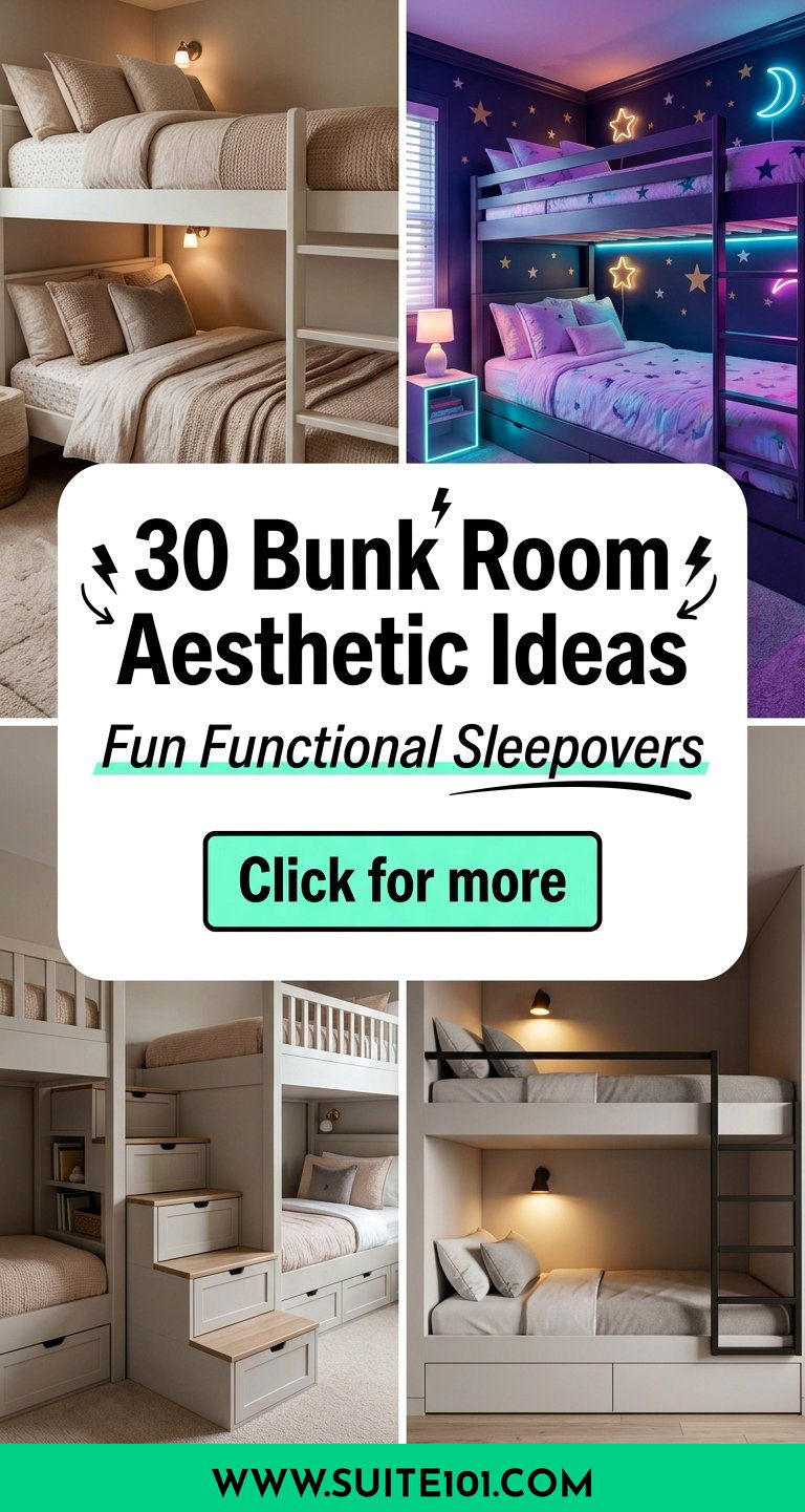 30 Bunk Room Aesthetic Ideas for Fun Functional Sleepovers - 30 Bunk Room Aesthetic Ideas for Fun, Functional Sleepovers