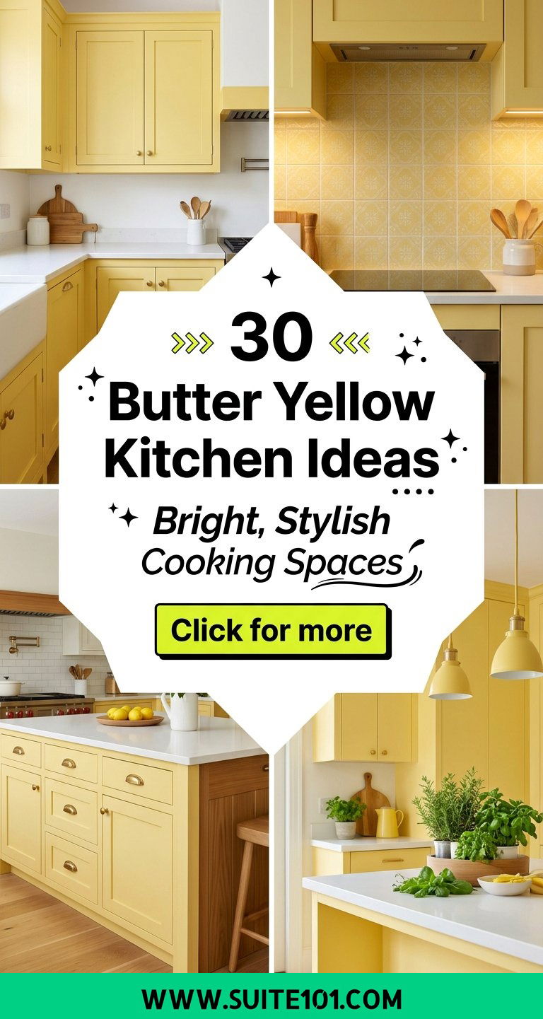 30 Butter Yellow Kitchen Ideas for Bright Stylish Cooking Spaces - 30 Butter Yellow Kitchen Ideas for Bright, Stylish Cooking Spaces