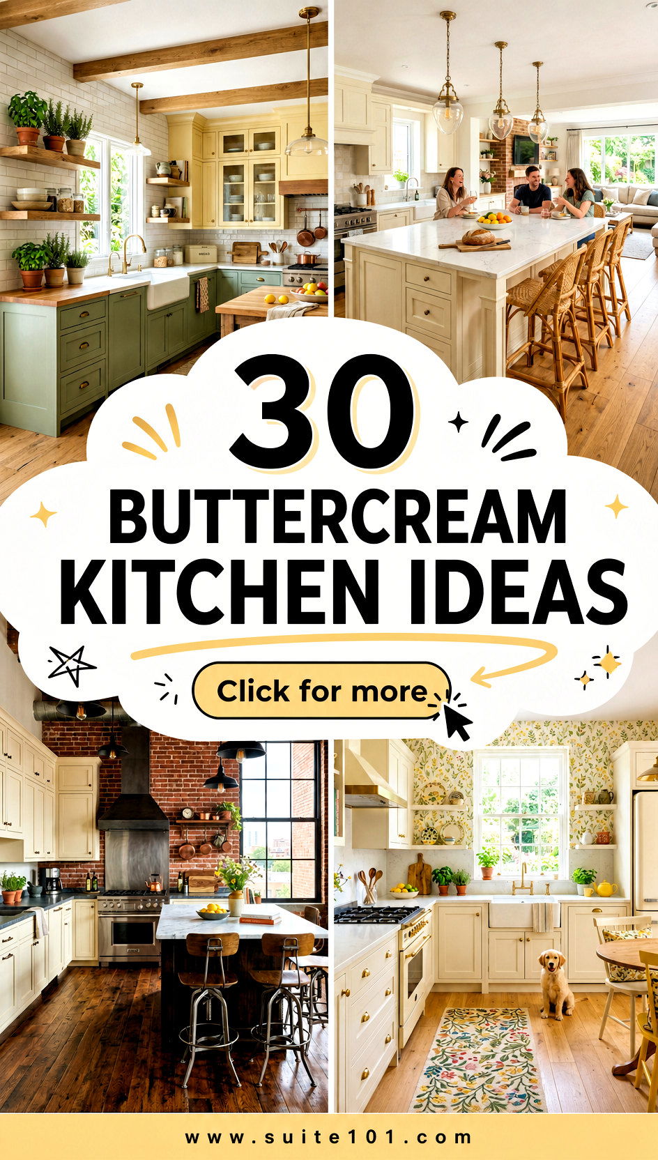 30 Buttercream Kitchen Ideas for a Soft Sweet Modern Look - 30 Buttercream Kitchen Ideas for a Soft, Sweet Modern Look