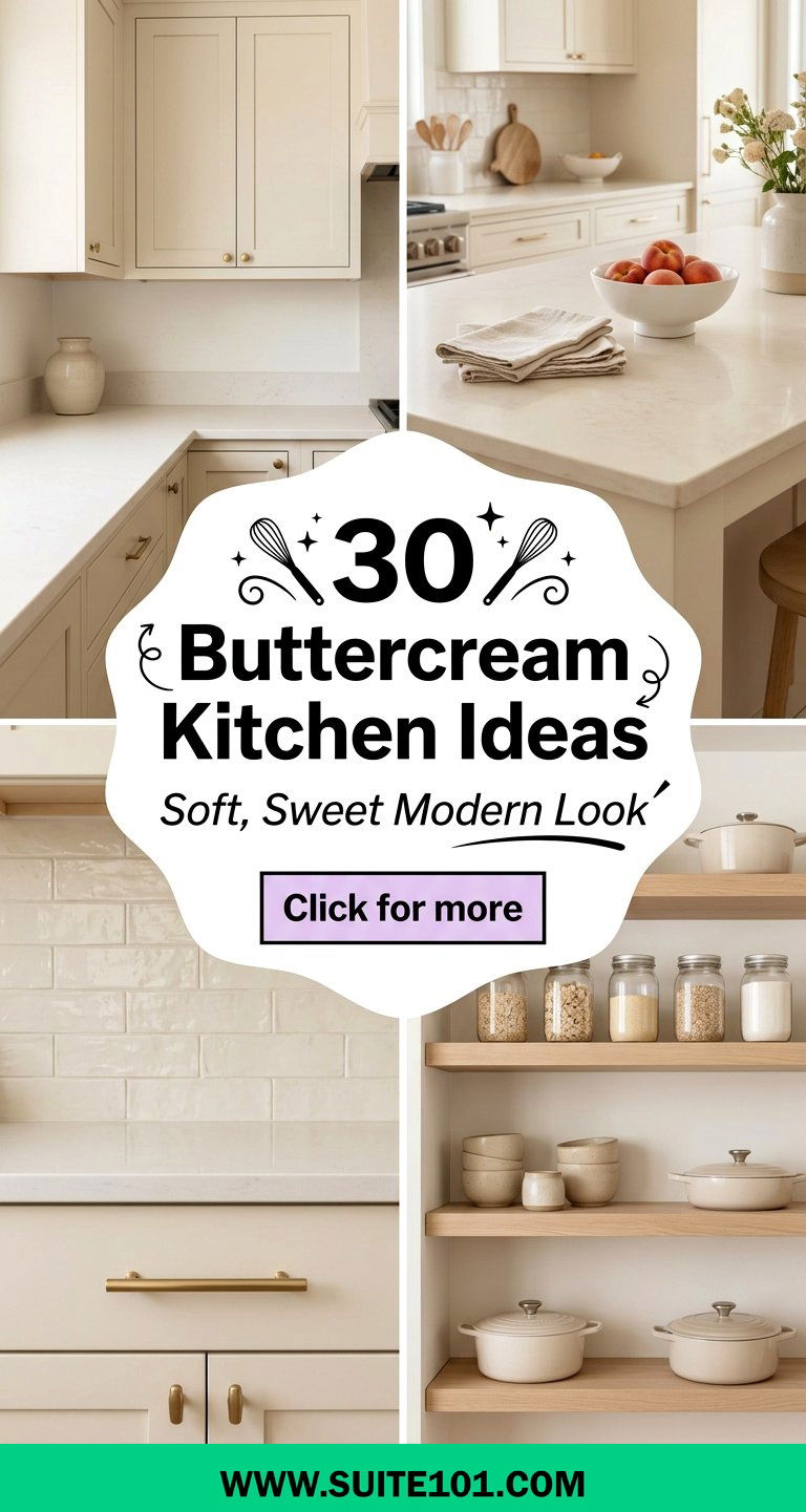 30 Buttercream Kitchen Ideas for a Soft Sweet Modern Look - 30 Buttercream Kitchen Ideas for a Soft, Sweet Modern Look