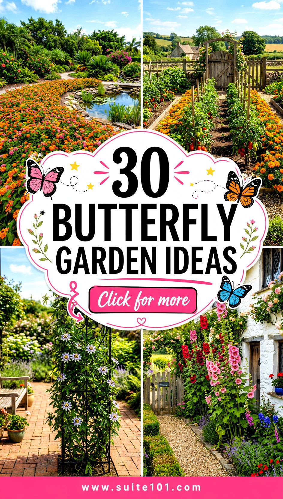 30 Butterfly Garden Ideas for a Gorgeous Pollinator Paradise - 30 Butterfly Garden Ideas for a Gorgeous Pollinator Paradise