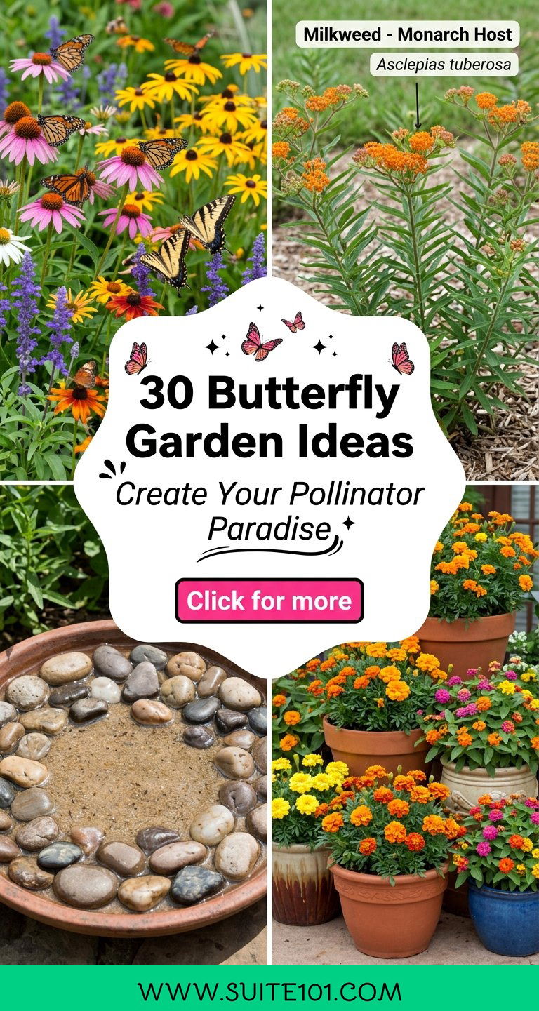 30 Butterfly Garden Ideas for a Gorgeous Pollinator Paradise - 30 Butterfly Garden Ideas for a Gorgeous Pollinator Paradise