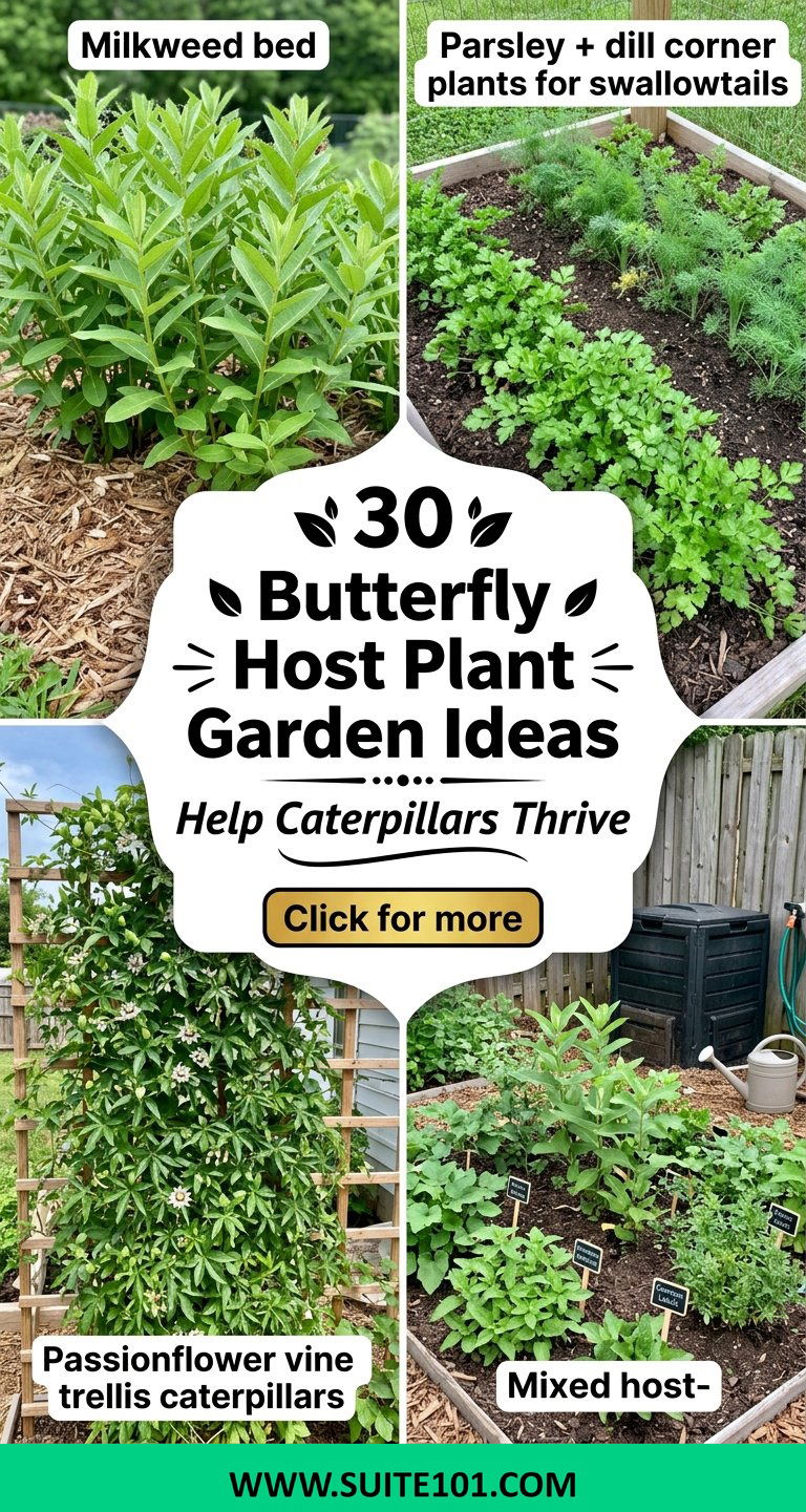 30 Butterfly Host Plant Garden Ideas to Help Caterpillars Thrive - 30 Butterfly Host Plant Garden Ideas to Help Caterpillars Thrive