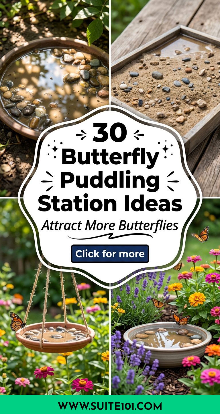 30 Butterfly Puddling Station Ideas to Attract More Butterflies - 30 Butterfly Puddling Station Ideas to Attract More Butterflies