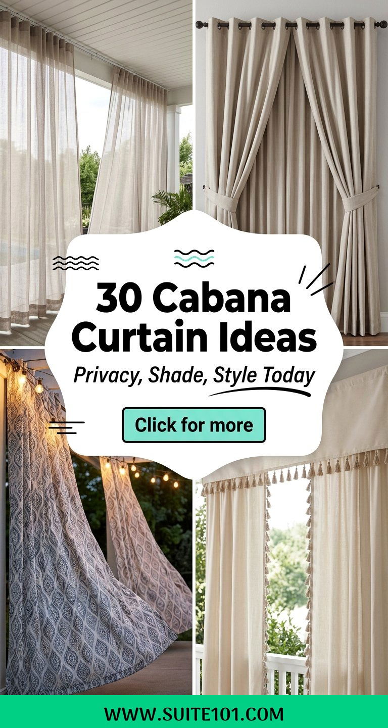 30 Cabana Curtain Ideas for Privacy Shade and Style Today - 30 Cabana Curtain Ideas for Privacy, Shade, and Style Today