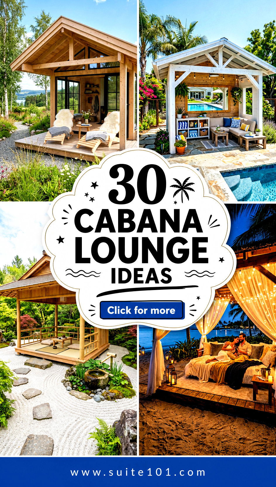 30 Cabana Lounge Ideas for Cozy Outdoor Relaxation Anytime - 30 Cabana Lounge Ideas for Cozy Outdoor Relaxation Anytime