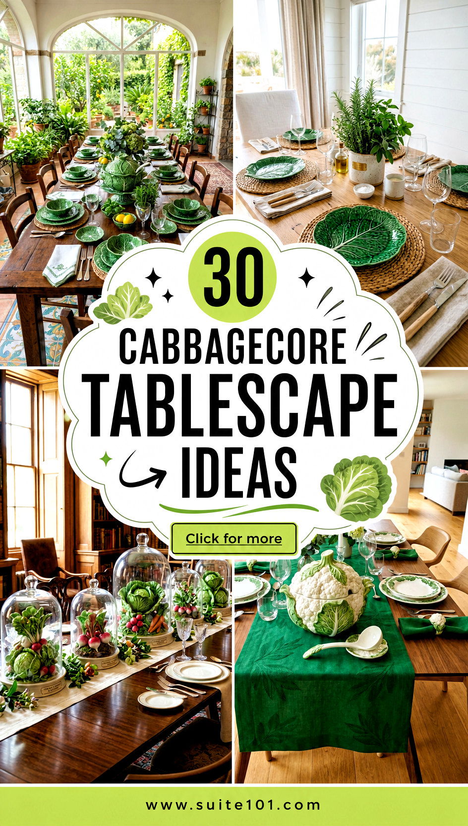 30 Cabbagecore Tablescape Ideas for a Cozy Vintage Table Setup - 30 Cabbagecore Tablescape Ideas for a Cozy Vintage Table Setup