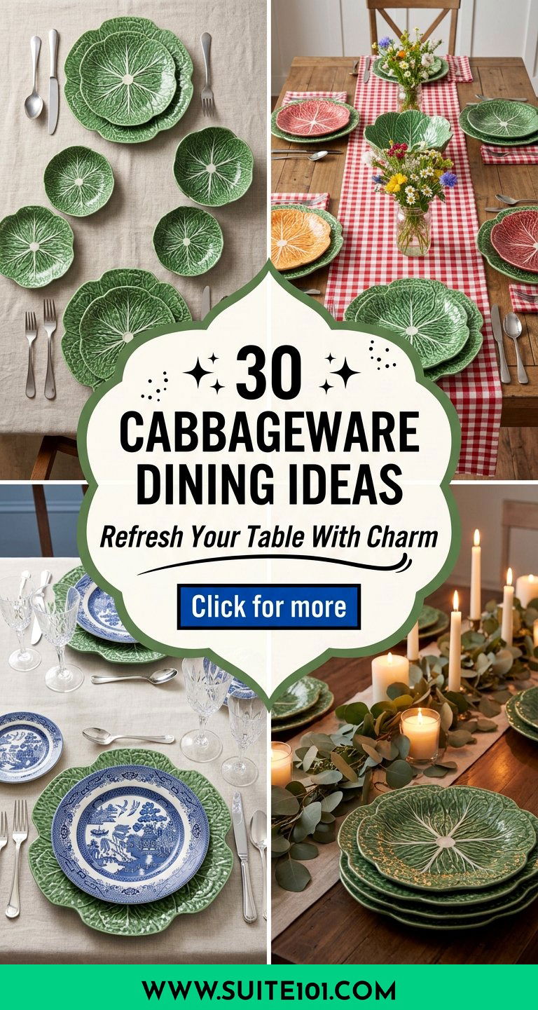 30 Cabbageware Dining Ideas Refresh Your Table With Charm - 30 Cabbageware Dining Ideas: Refresh Your Table With Charm