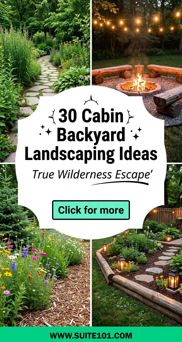 30 Cabin Backyard Landscaping Ideas for a True Wilderness Escape - 30 Cabin Backyard Landscaping Ideas for a True Wilderness Escape