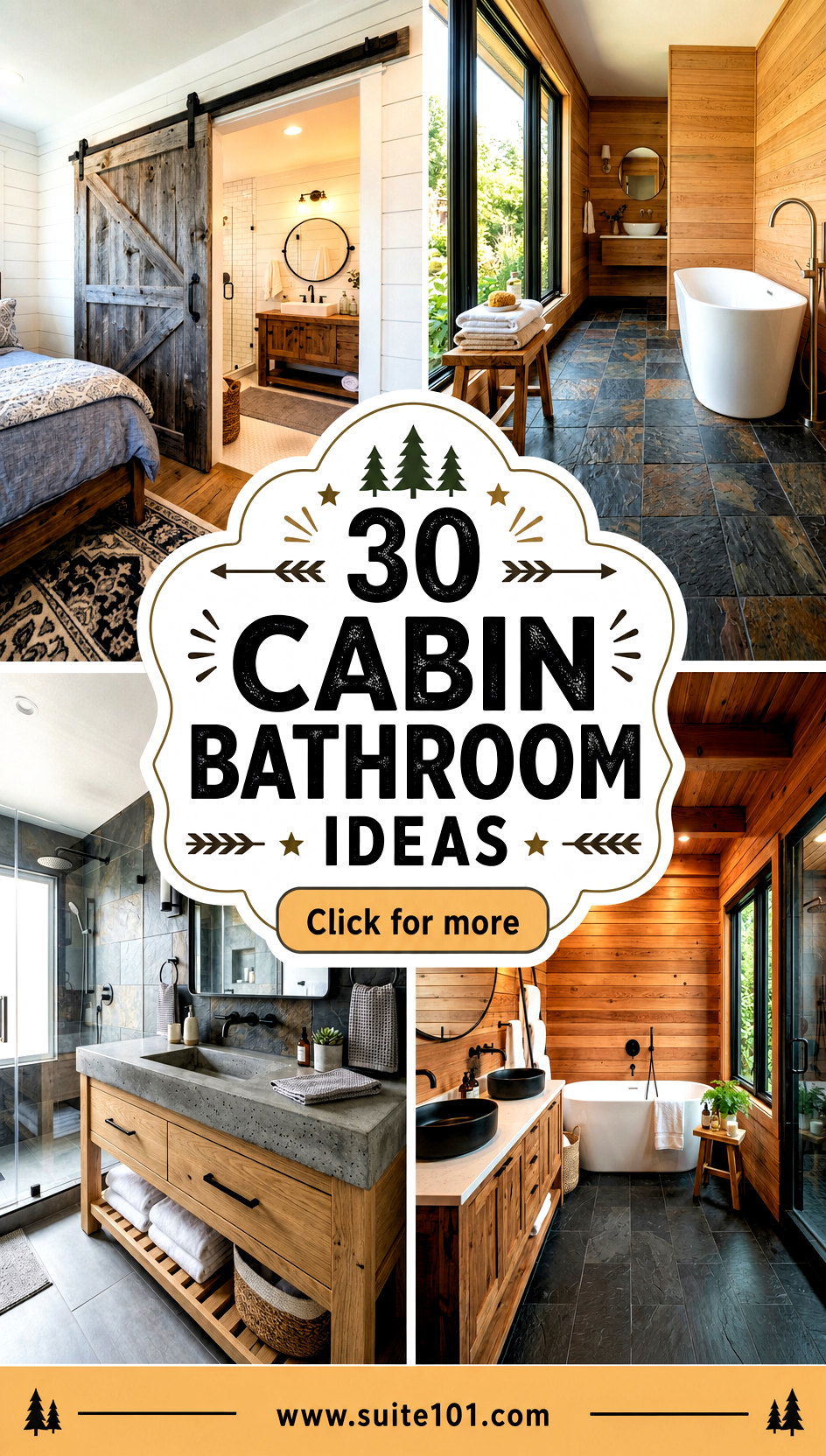 30 Cabin Bathroom Ideas for Cozy Retreats With Real Comfort - 30 Cabin Bathroom Ideas for Cozy Retreats With Real Comfort