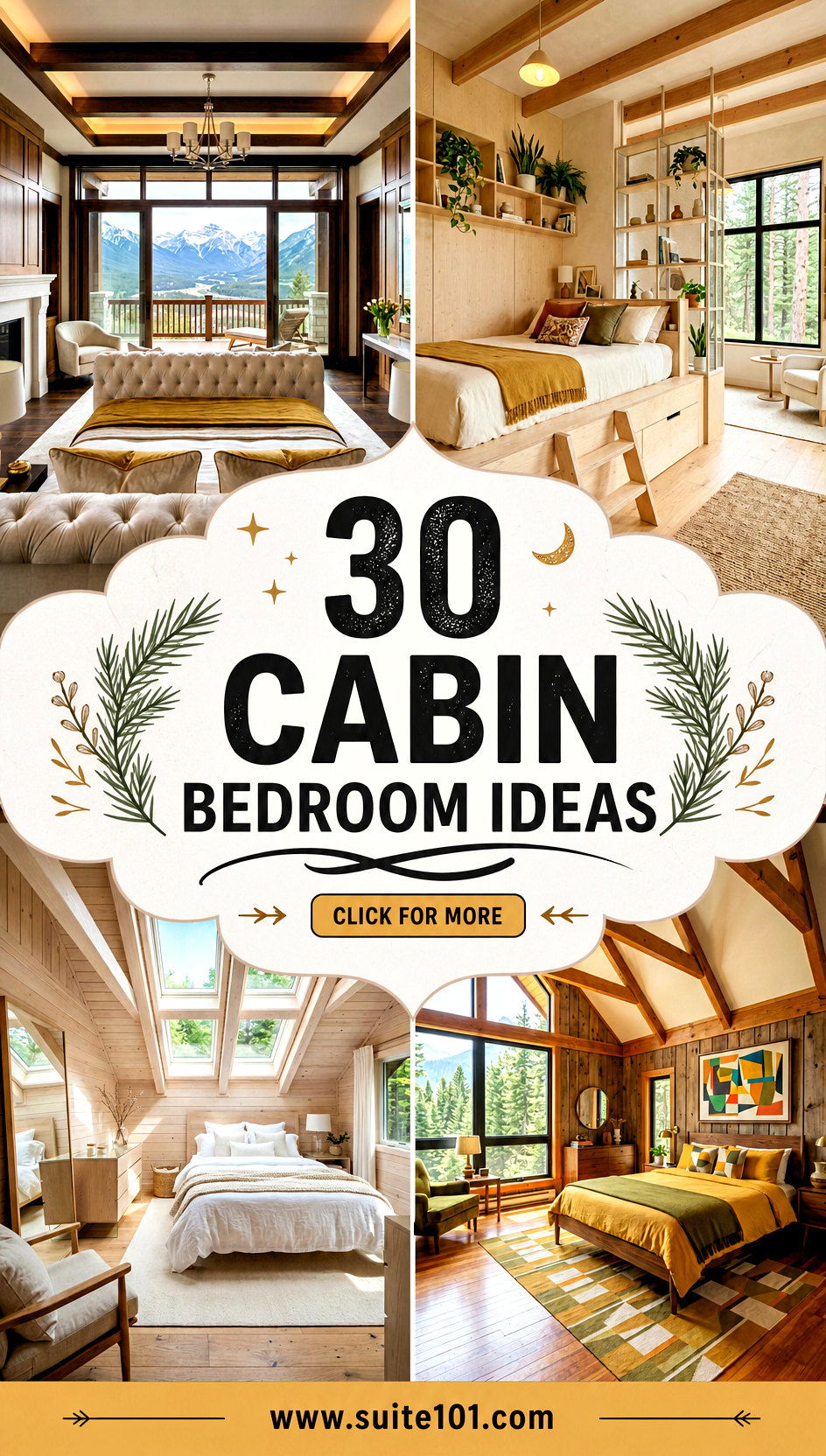 30 Cabin Bedroom Ideas for Cozy Nights and Better Rustic Calm - 30 Cabin Bedroom Ideas for Cozy Nights and Better Rustic Calm