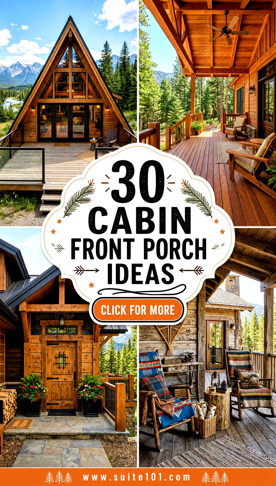 30 Cabin Front Porch Ideas Welcome Guests With Rustic Charm - 30 Cabin Front Porch Ideas: Welcome Guests With Rustic Charm