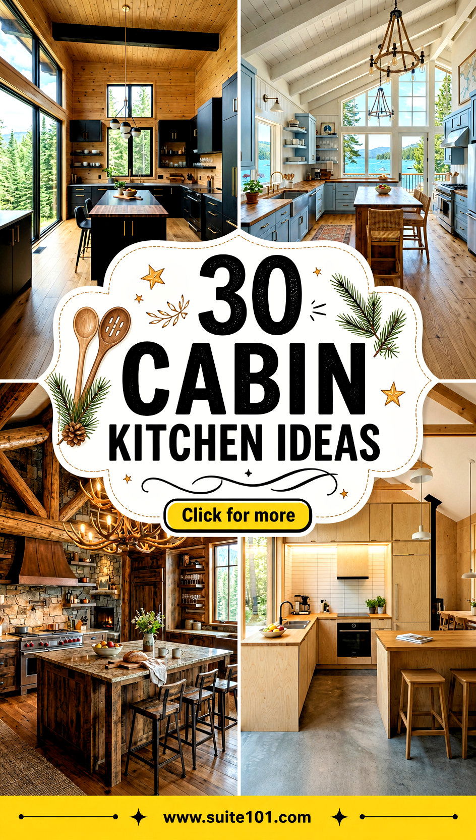 30 Cabin Kitchen Ideas for Warm Rustic Meals at Home Daily - 30 Cabin Kitchen Ideas for Warm Rustic Meals at Home Daily