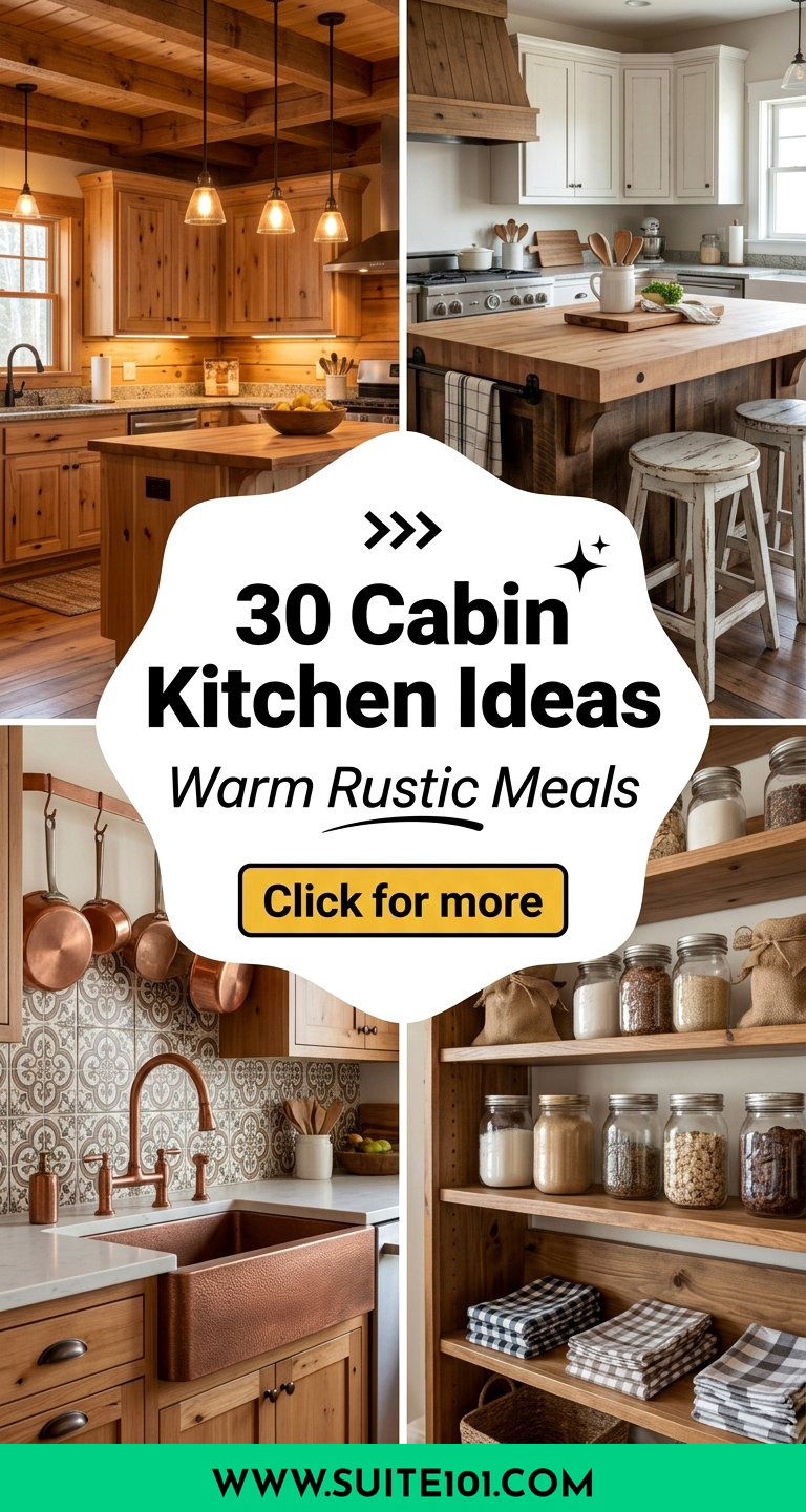 30 Cabin Kitchen Ideas for Warm Rustic Meals at Home Daily - 30 Cabin Kitchen Ideas for Warm Rustic Meals at Home Daily