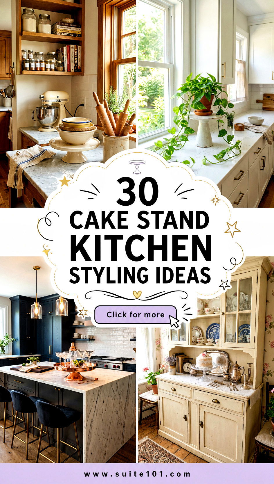 30 Cake Stand Kitchen Styling Ideas for Style and Smart Storage - 30 Cake Stand Kitchen Styling Ideas for Style and Smart Storage