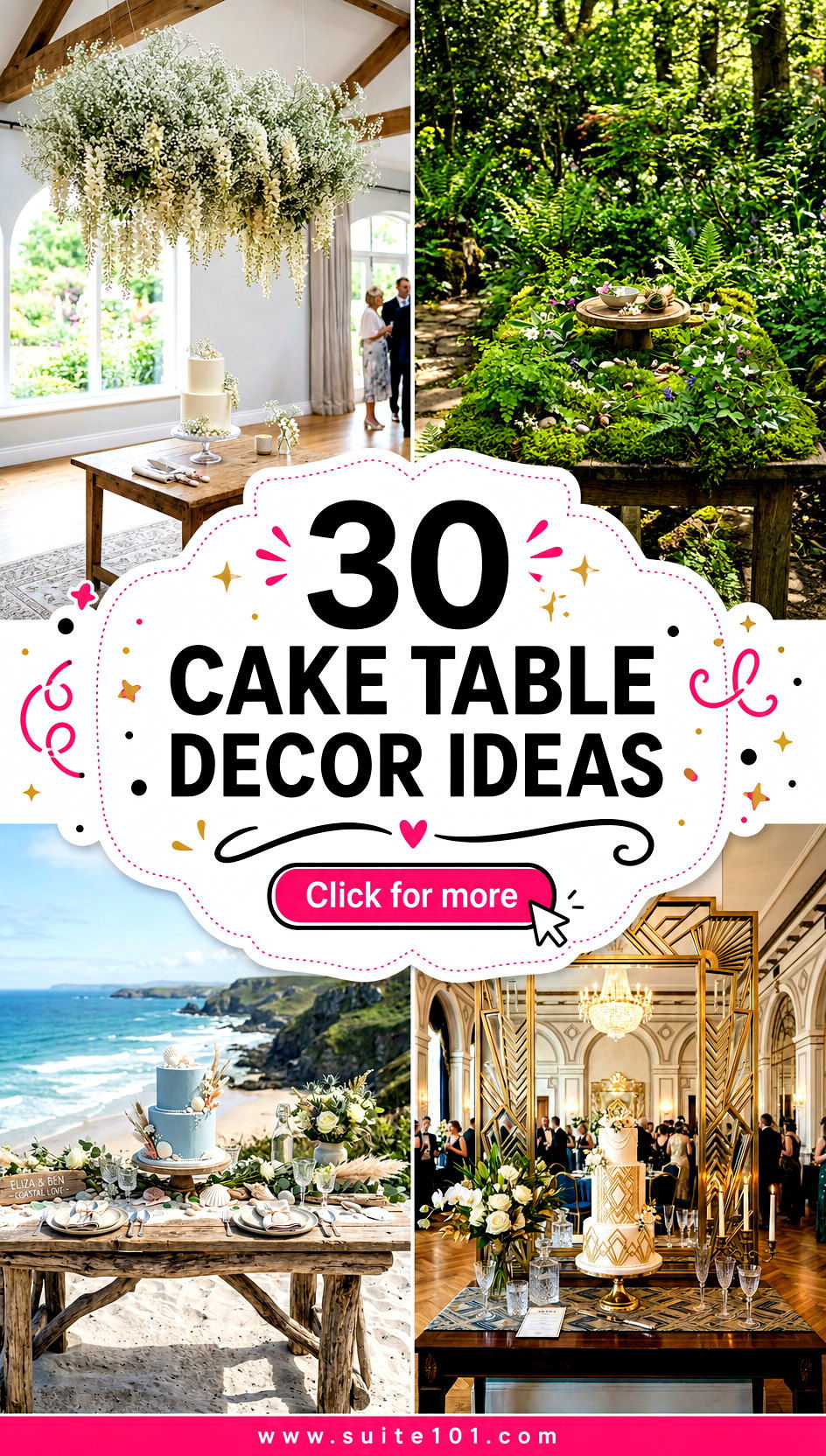 30 Cake Table Decor Ideas for Celebrations That Look Stunning - 30 Cake Table Decor Ideas for Celebrations That Look Stunning