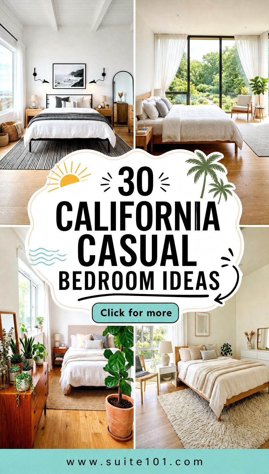 30 California casual bedroom ideas for Effortless Coastal Calm - 30 California casual bedroom ideas for Effortless Coastal Calm