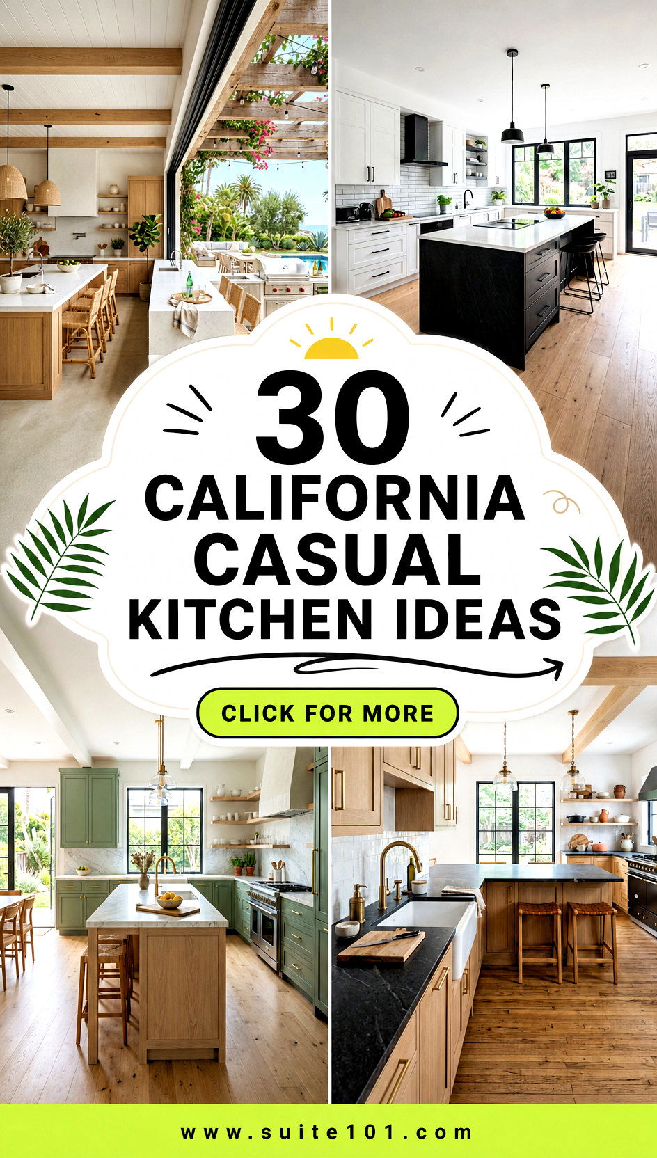 30 California casual kitchen ideas for Bright Breezy Cooking - 30 California casual kitchen ideas for Bright Breezy Cooking