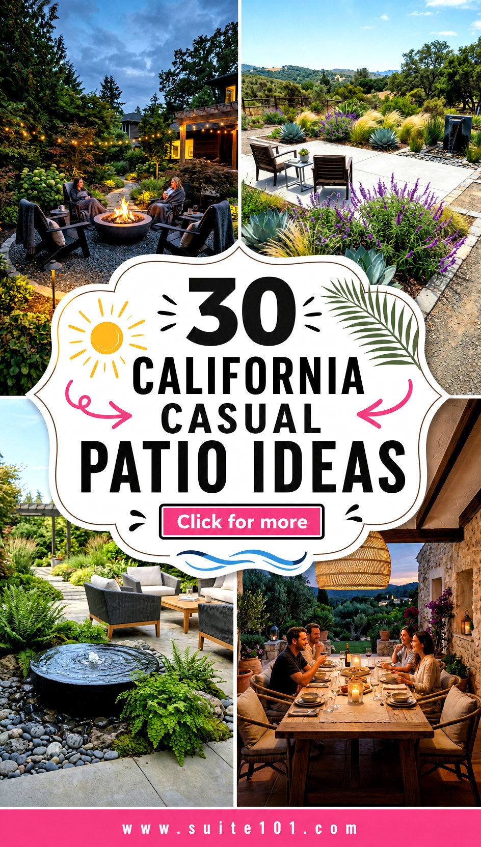 30 California casual patio ideas for Backyard Style in Sunlight - 30 California casual patio ideas for Backyard Style in Sunlight