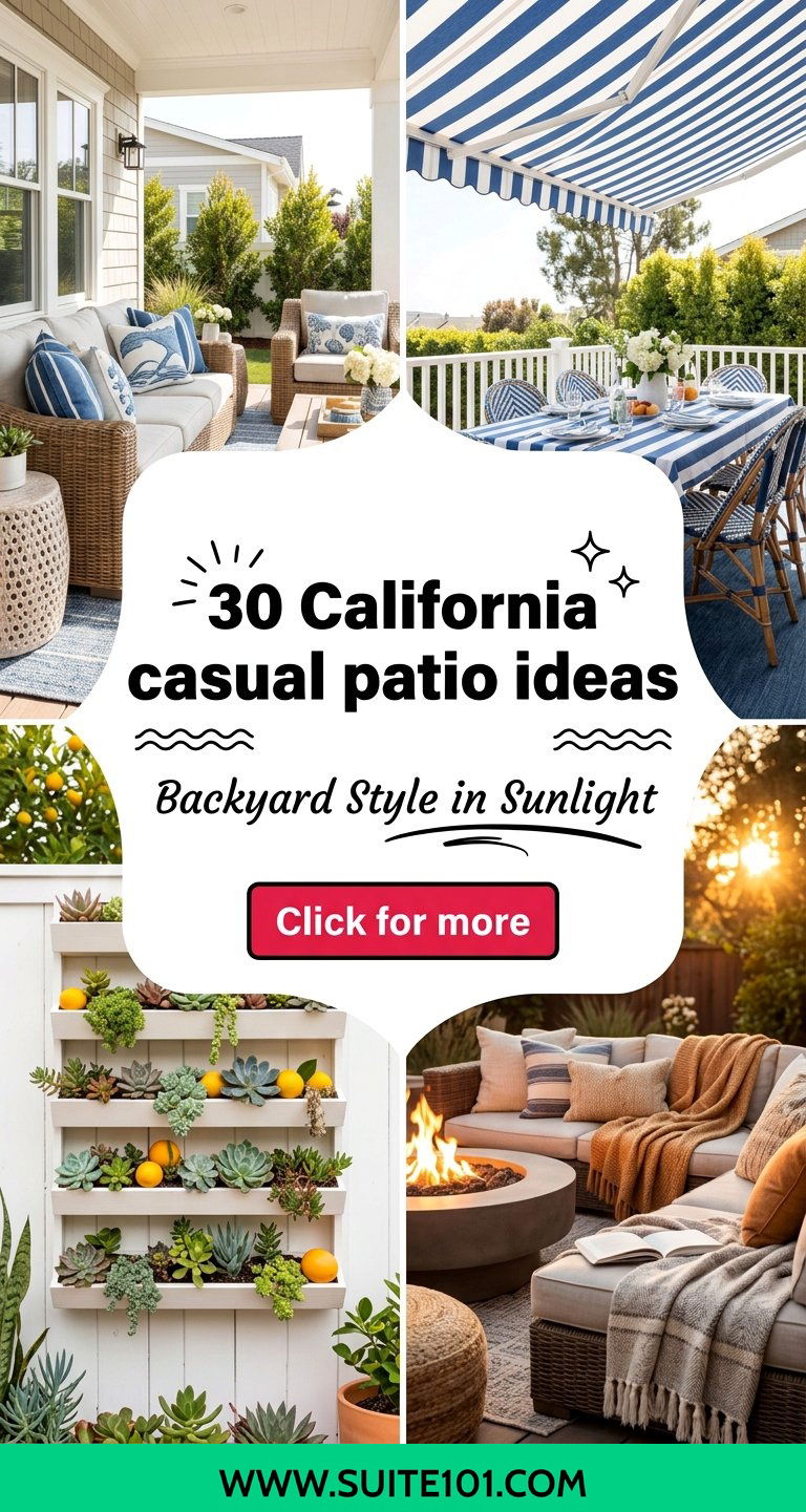 30 California casual patio ideas for Backyard Style in Sunlight - 30 California casual patio ideas for Backyard Style in Sunlight
