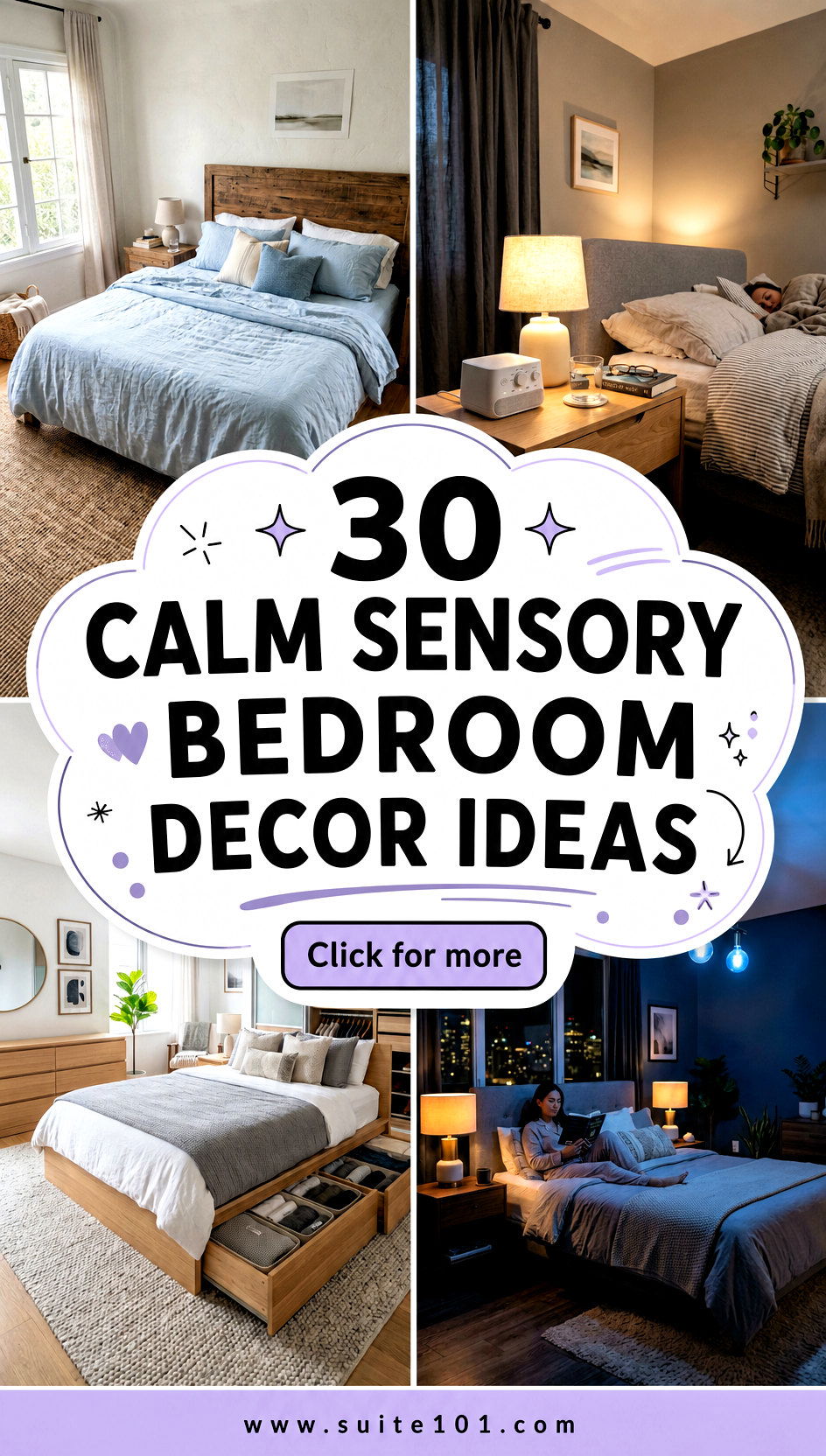 30 Calm Sensory Bedroom Decor Ideas for a Peaceful Nights Sleep - 30 Calm Sensory Bedroom Decor Ideas for a Peaceful Night's Sleep