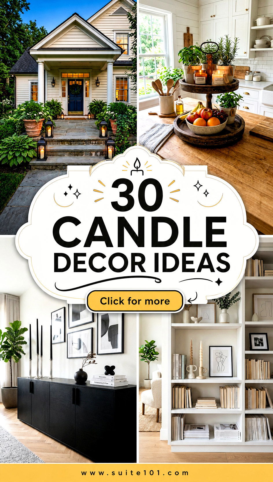 30 Candle Decor Ideas to Style Every Room with Glow Beautifully - 30 Candle Decor Ideas to Style Every Room with Glow Beautifully