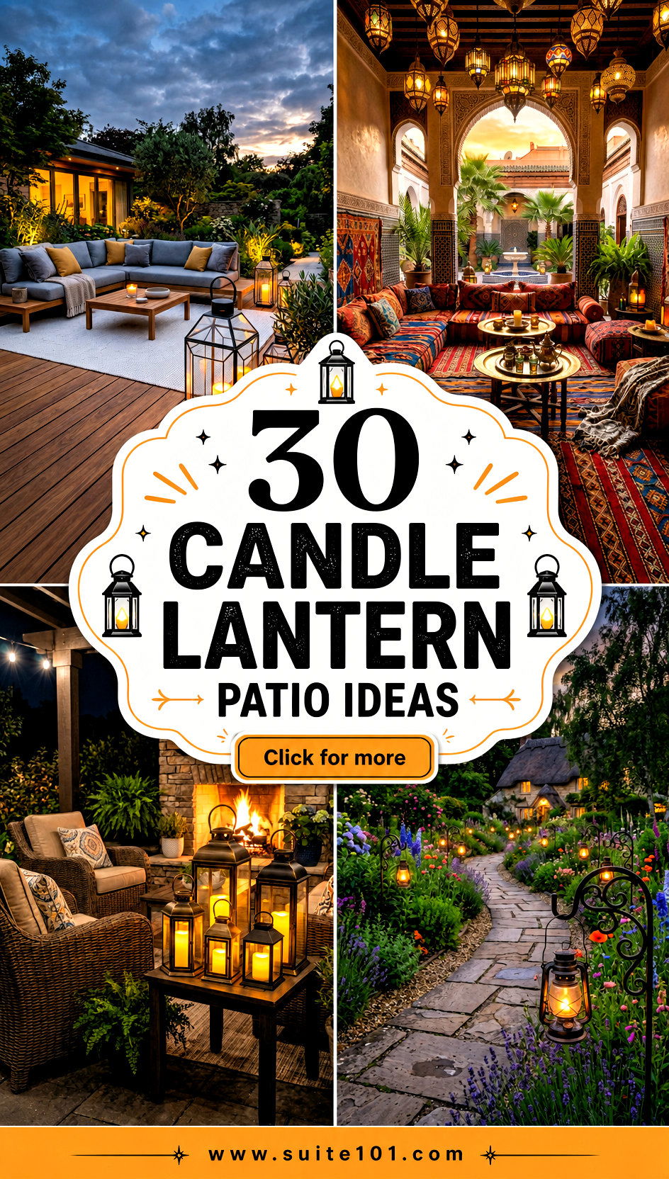 30 Candle Lantern Patio Ideas to Light Up Dinners Perfectly - 30 Candle Lantern Patio Ideas to Light Up Dinners Perfectly