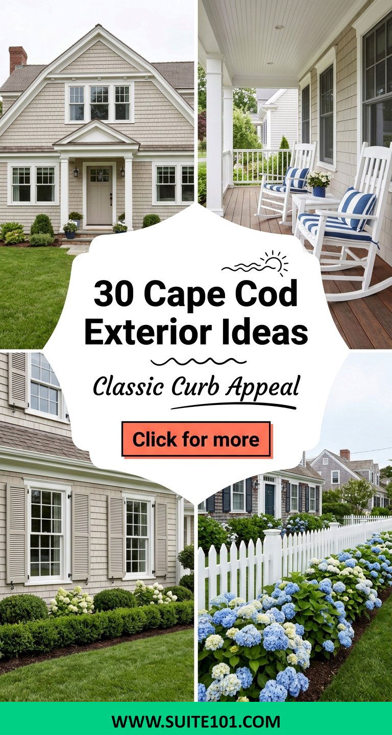 30 Cape Cod Exterior Ideas for Classic Curb Appeal All Year - 30 Cape Cod Exterior Ideas for Classic Curb Appeal All Year