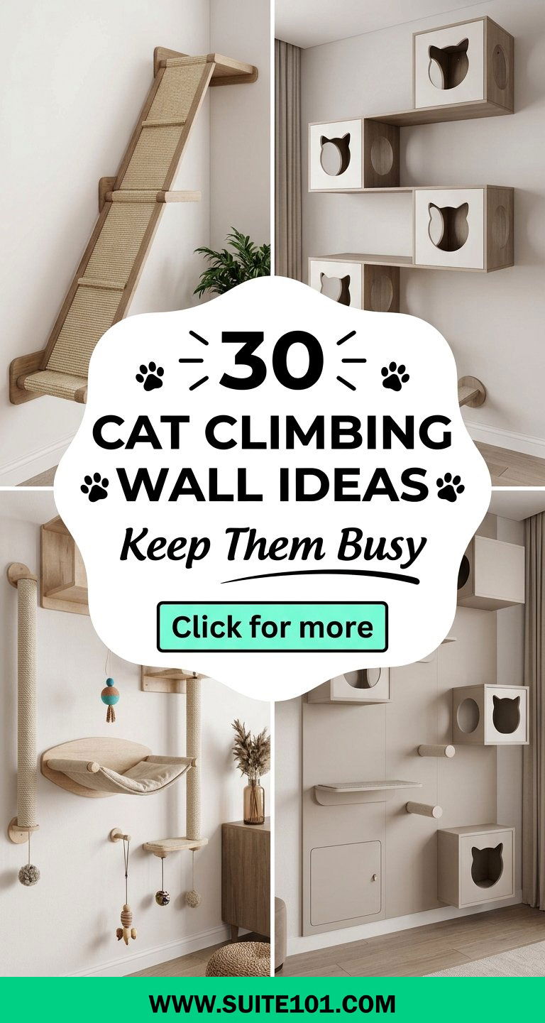 30 Cat Climbing Wall Ideas to Keep Your Cat Happy and Busy - 30 Cat Climbing Wall Ideas to Keep Your Cat Happy and Busy