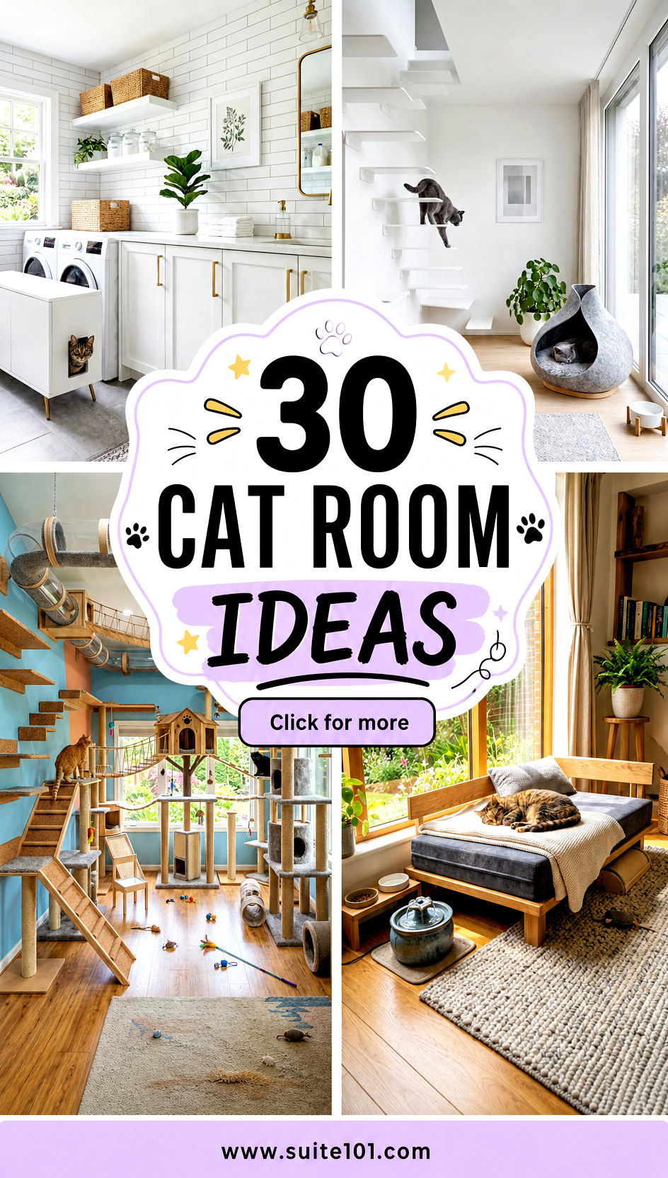 30 Cat Room Ideas to Design a Fun Cozy Space for Whiskers - 30 Cat Room Ideas to Design a Fun, Cozy Space for Whiskers