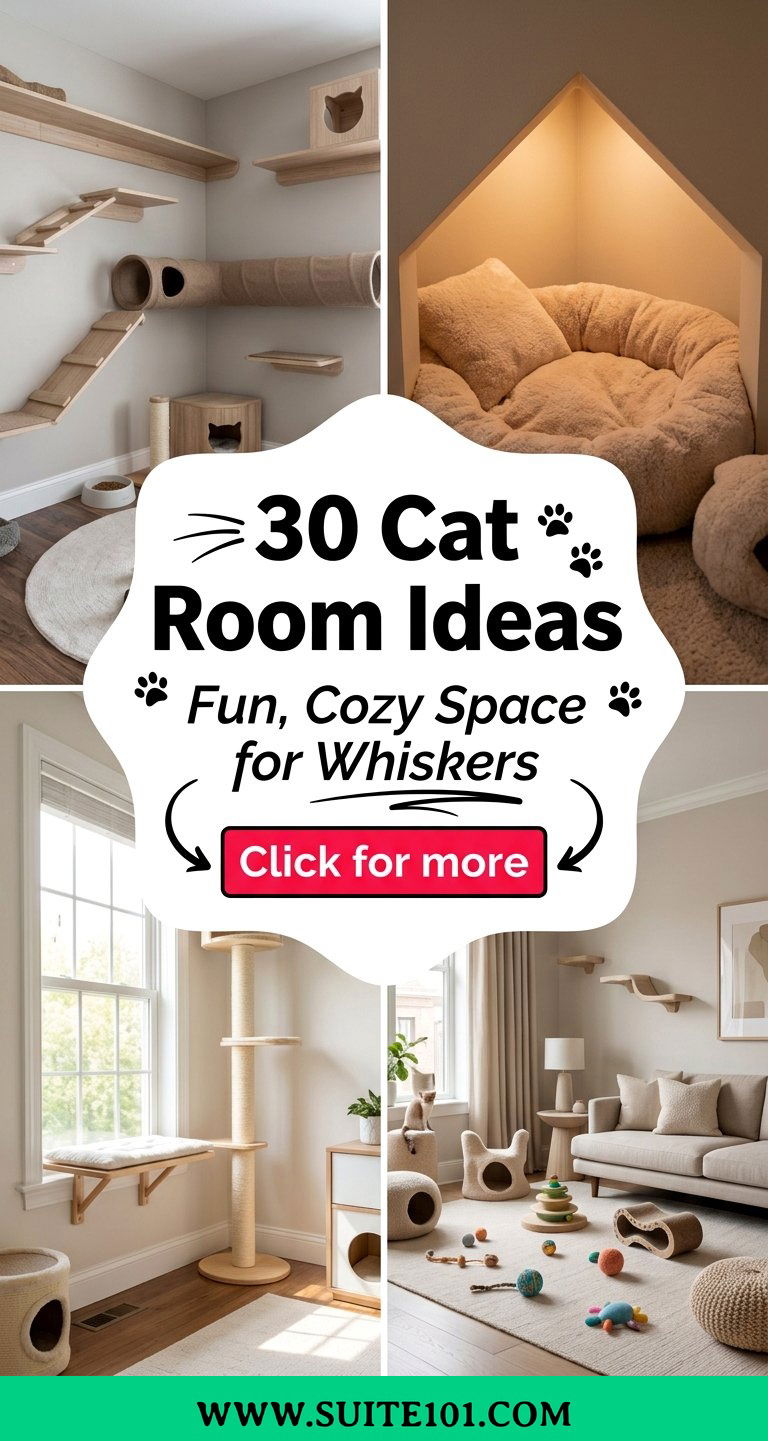 30 Cat Room Ideas to Design a Fun Cozy Space for Whiskers - 30 Cat Room Ideas to Design a Fun, Cozy Space for Whiskers