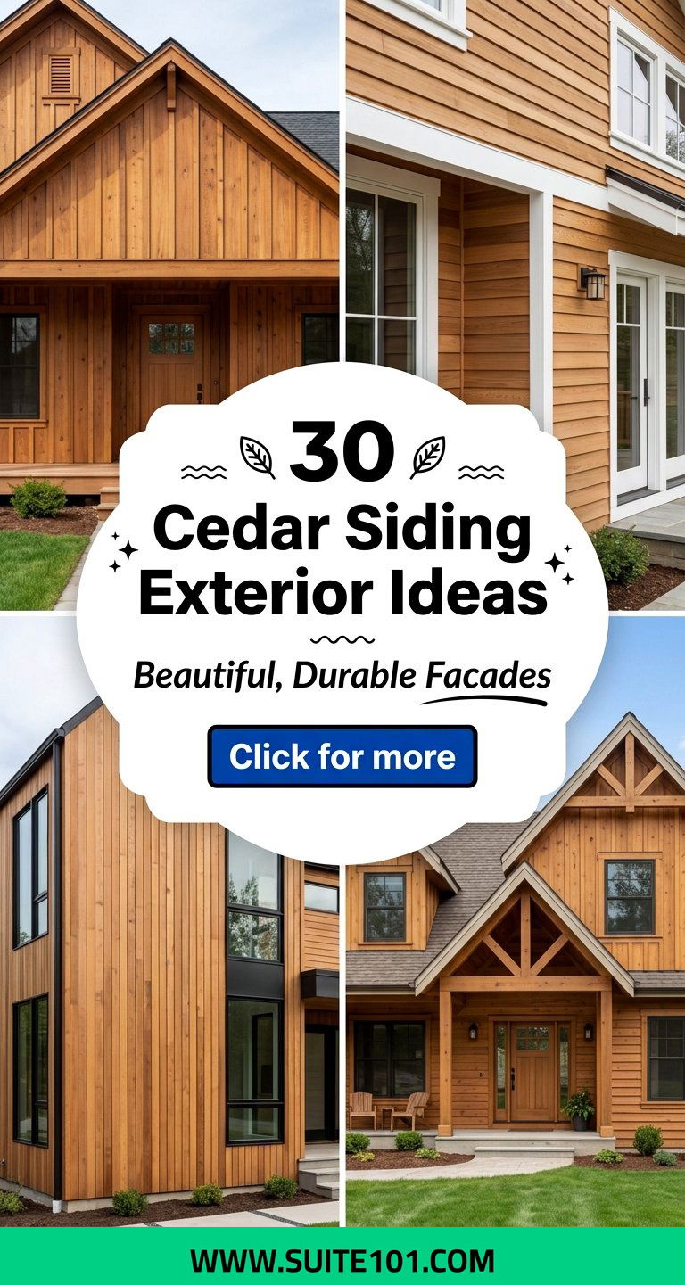 30 Cedar Siding Exterior Ideas for Beautiful Durable Facades - 30 Cedar Siding Exterior Ideas for Beautiful, Durable Facades