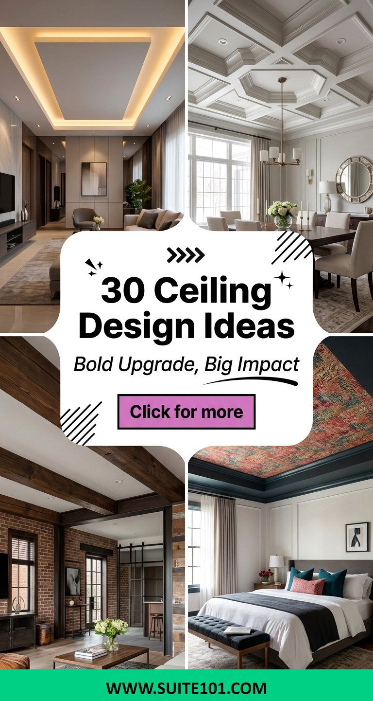 30 Ceiling Design Ideas for a Bold Beautiful Home Upgrade - 30 Ceiling Design Ideas for a Bold, Beautiful Home Upgrade