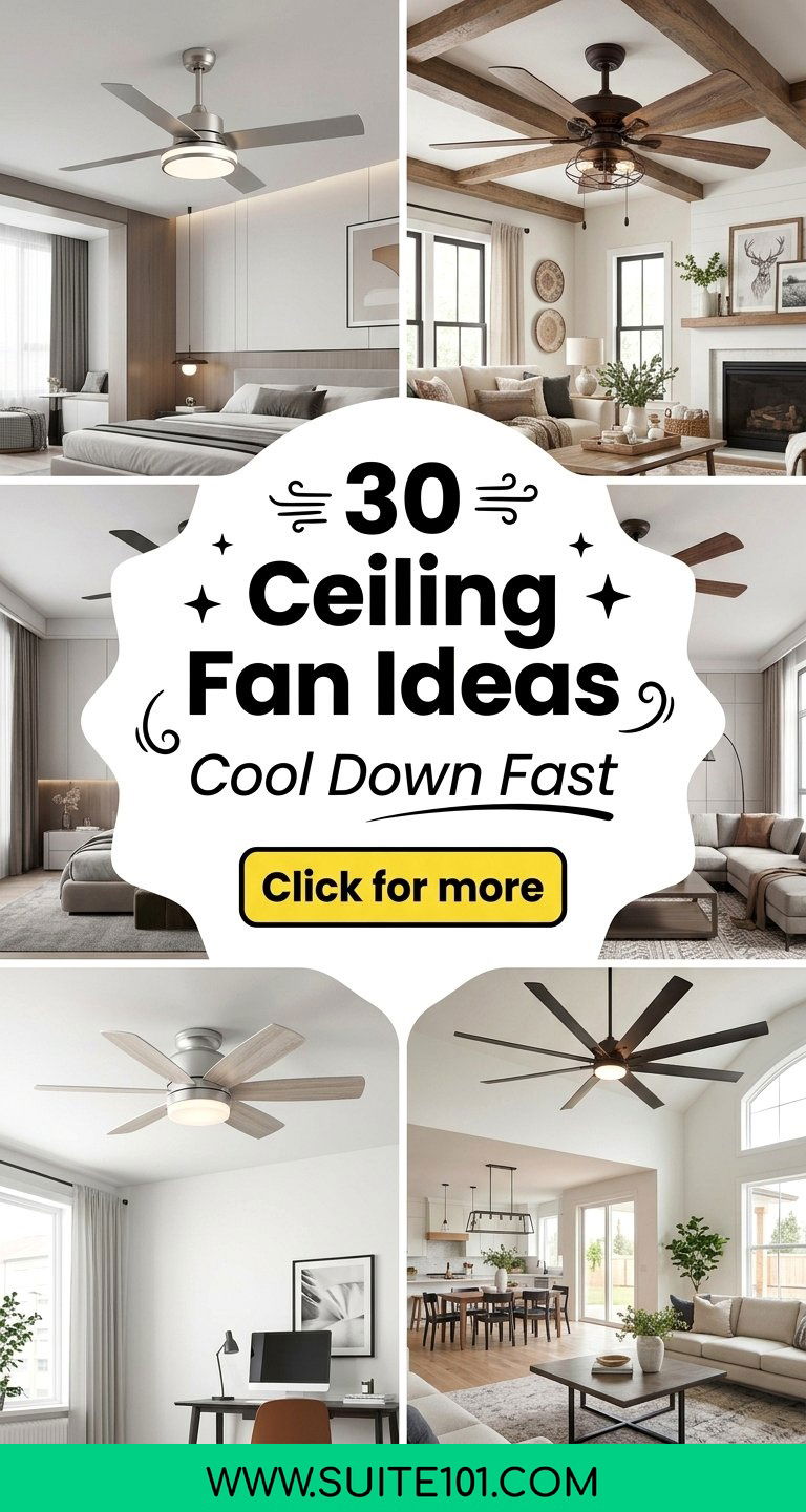 30 Ceiling Fan Ideas That Make Any Room Feel Cooler Fast - 30 Ceiling Fan Ideas That Make Any Room Feel Cooler Fast
