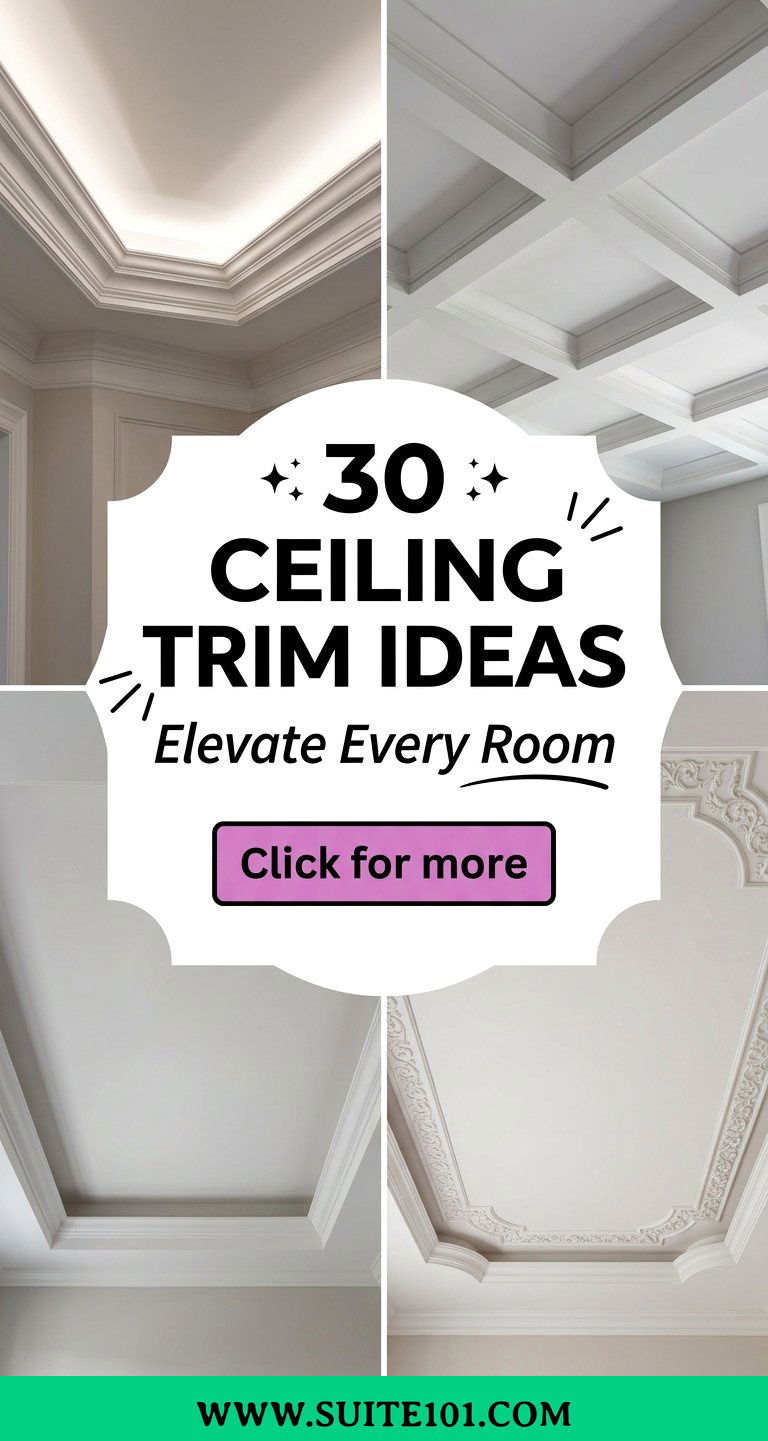 30 Ceiling Trim Ideas to Add Elegant Detail to Any Room - 30 Ceiling Trim Ideas to Add Elegant Detail to Any Room
