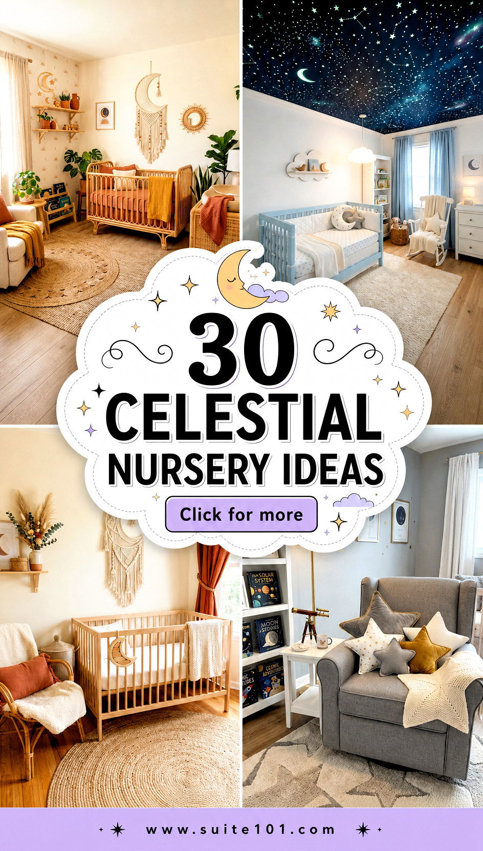 30 Celestial Nursery Ideas for a Dreamy Night-Sky Baby Room - 30 Celestial Nursery Ideas for a Dreamy Night-Sky Baby Room