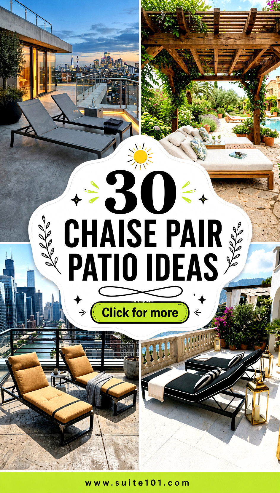 30 Chaise Pair Patio Ideas for Cozy Lounge-Ready Spaces - 30 Chaise Pair Patio Ideas for Cozy, Lounge-Ready Spaces