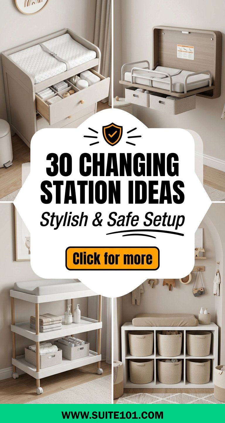 30 Changing Station Ideas for a Stylish Safe Nursery Setup - 30 Changing Station Ideas for a Stylish, Safe Nursery Setup