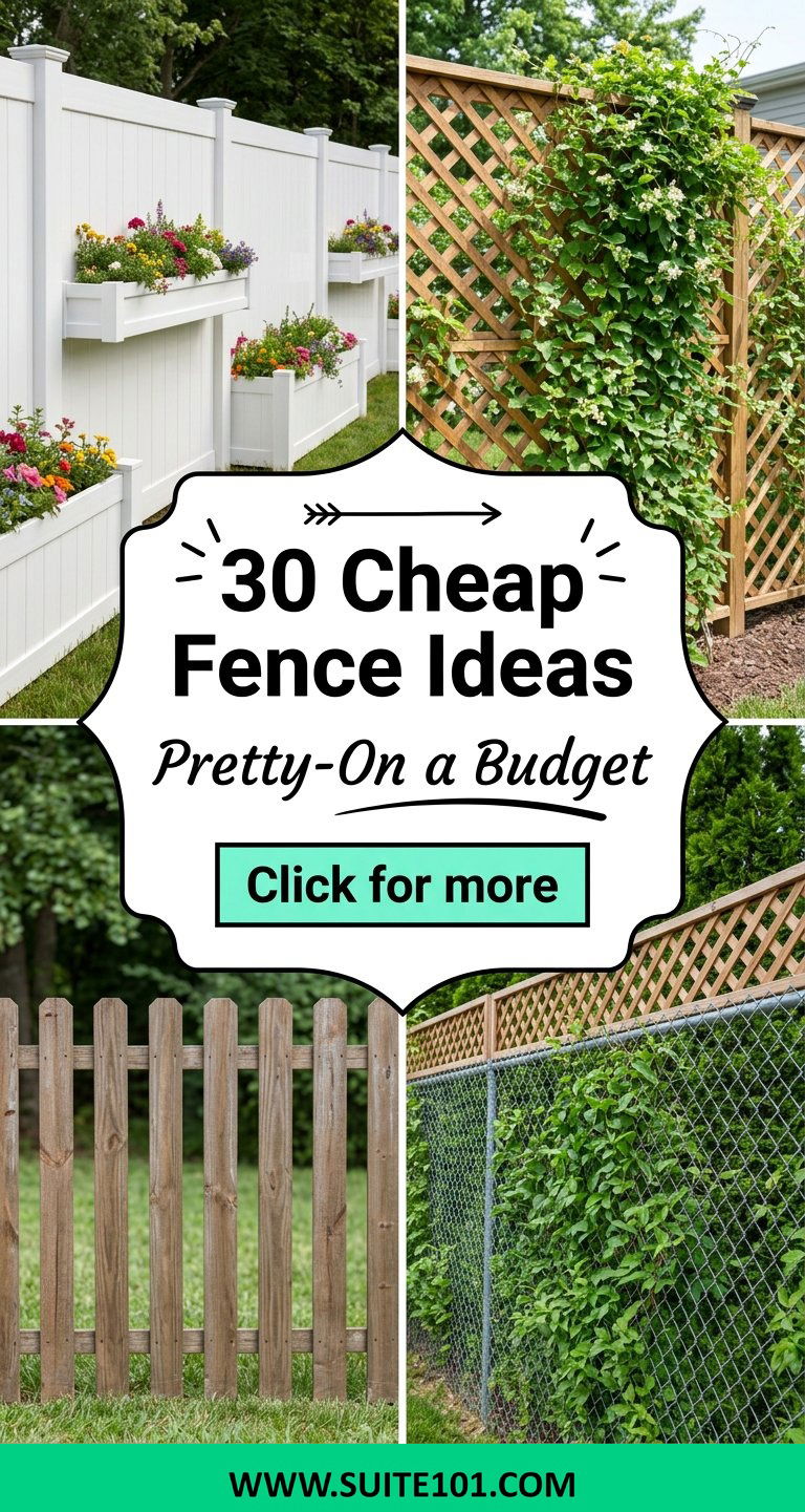 30 Cheap Fence Ideas That Look Great Without Breaking the Bank - 30 Cheap Fence Ideas That Look Great Without Breaking the Bank