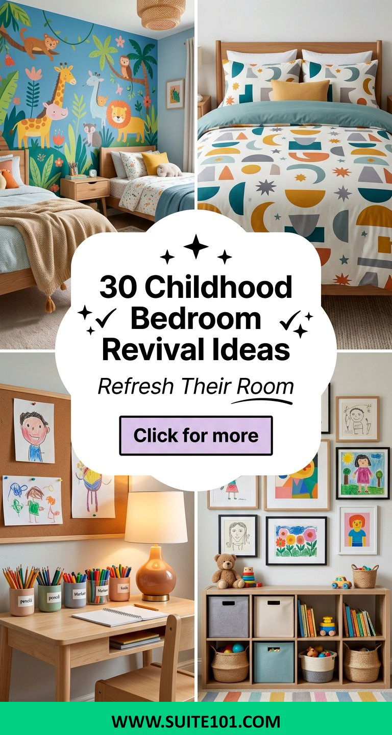 30 Childhood Bedroom Revival Ideas to Refresh Their Space - 30 Childhood Bedroom Revival Ideas to Refresh Their Space