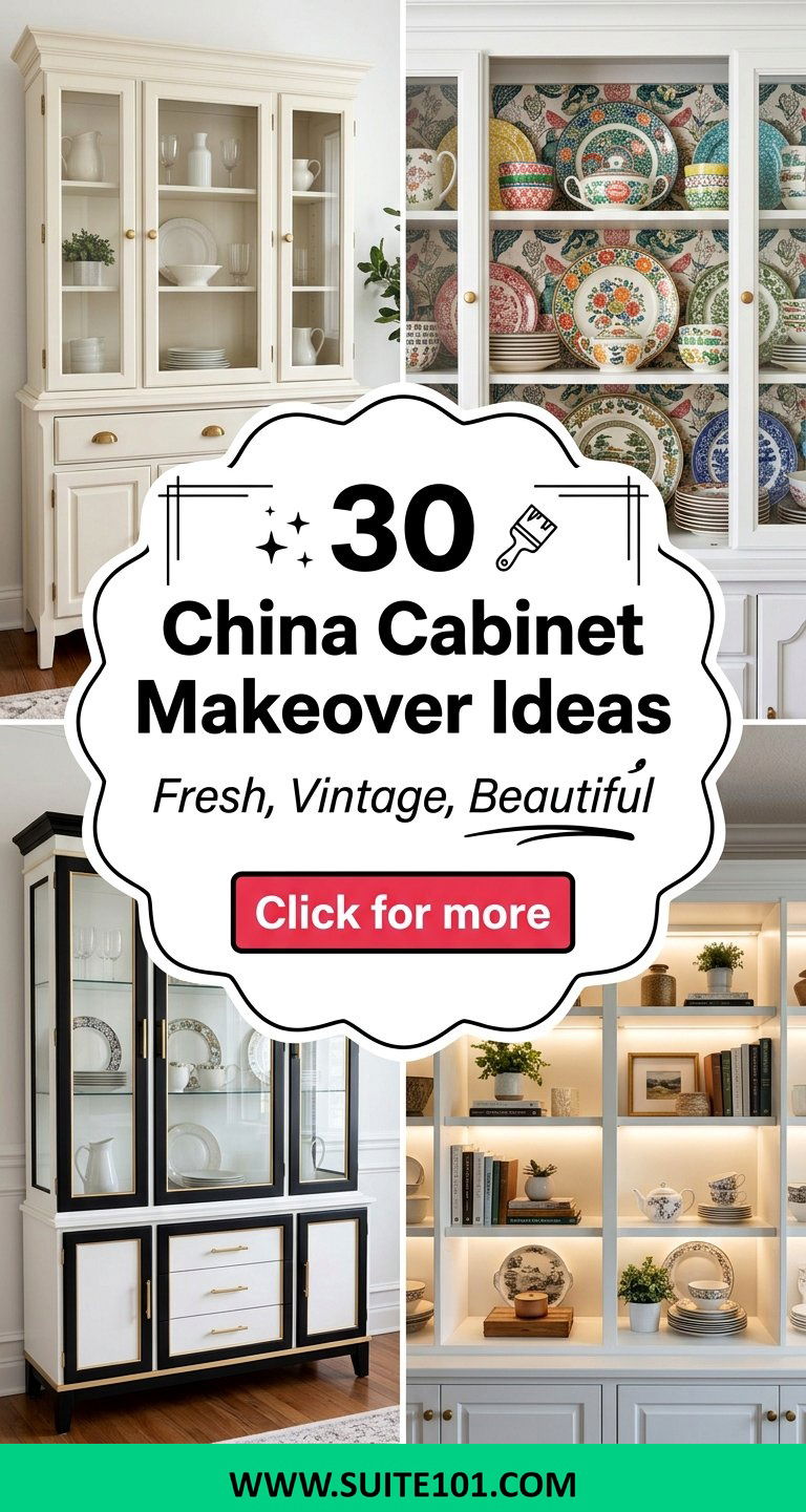 30 China Cabinet Makeover Ideas for a Fresh Vintage Look - 30 China Cabinet Makeover Ideas for a Fresh, Vintage Look