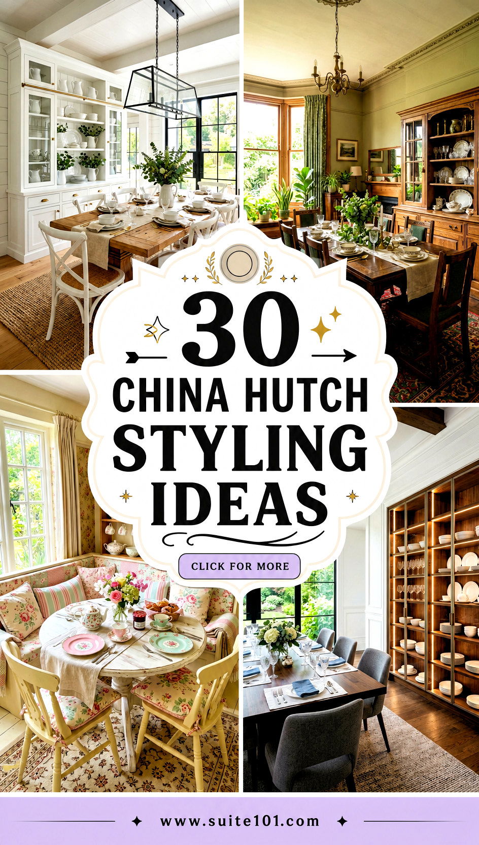 30 China Hutch Styling Ideas to Display Your Best Pieces - 30 China Hutch Styling Ideas to Display Your Best Pieces